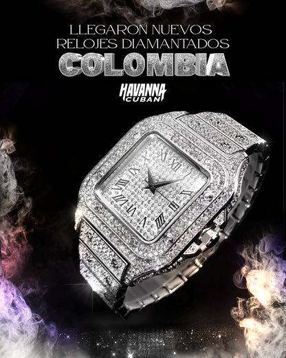 Reloj diamantado ICE VVS - HAVANNA CUBAN