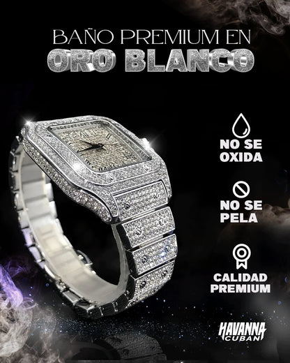 Reloj diamantado ICE VVS - HAVANNA CUBAN