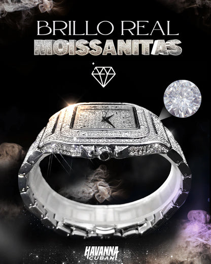 Reloj diamantado ICE VVS - HAVANNA CUBAN